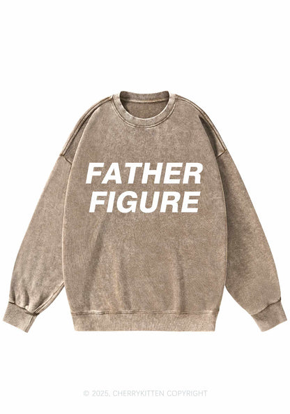 Father Figure Y2K Washed Sweatshirts Cherrykitten