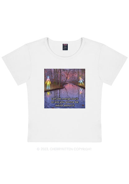 Curvy Merge Souls Y2K Baby Tee Cherrykitten