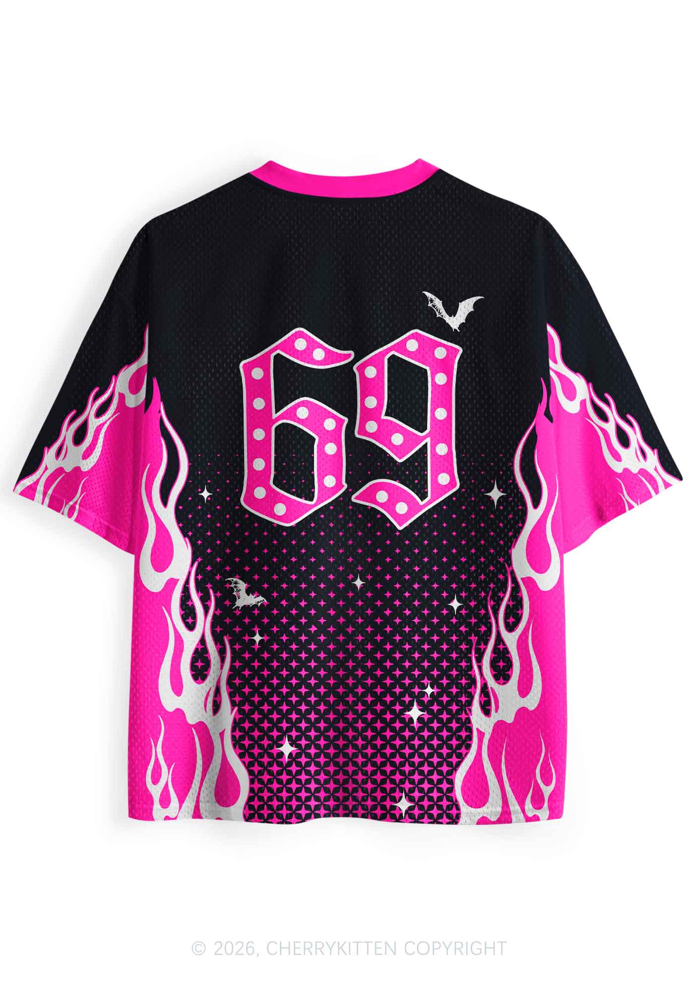 Halloween Spoiled Demon Dots Y2K Sport Jersey Shirts Cherrykitten