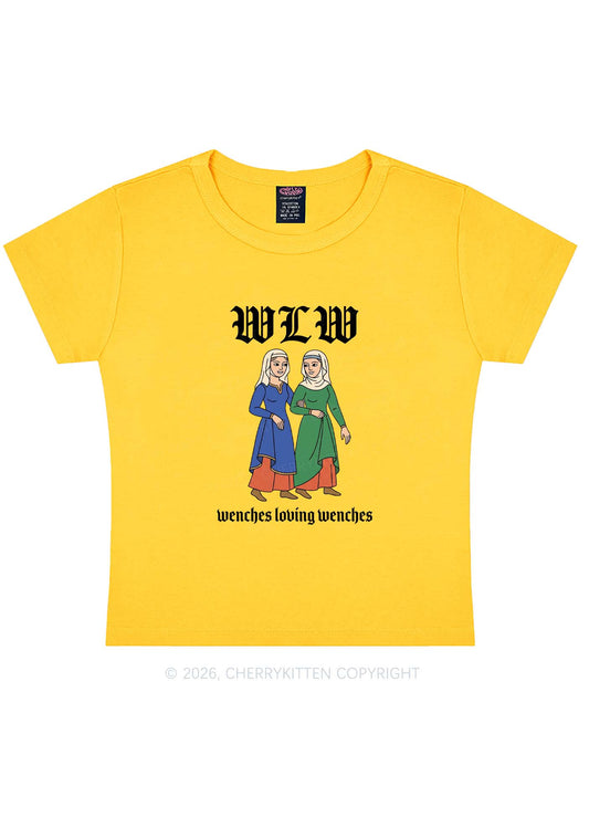 Wenches Loving Wenches Pride Y2K Baby Tee Cherrykitten