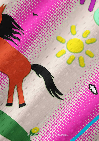 Orange Pony Y2K Pet Jersey Cherrykitten