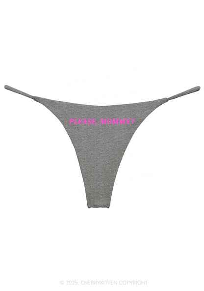 Please Mommy Y2K Bikini String Thong Cherrykitten