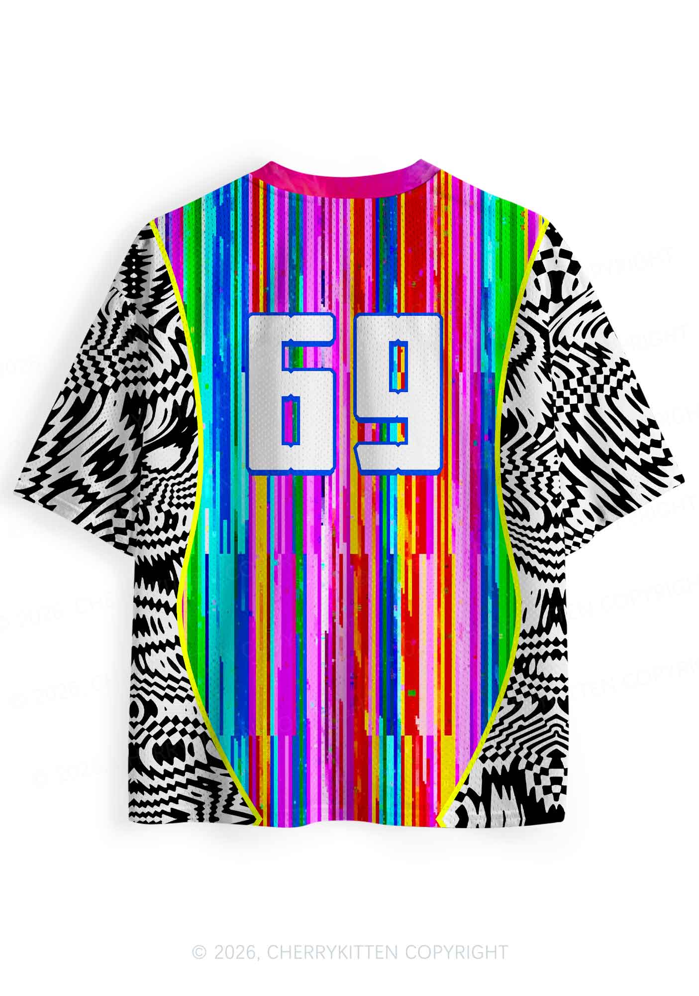 Hating Techno Y2K Sport Jersey Shirts Cherrykitten