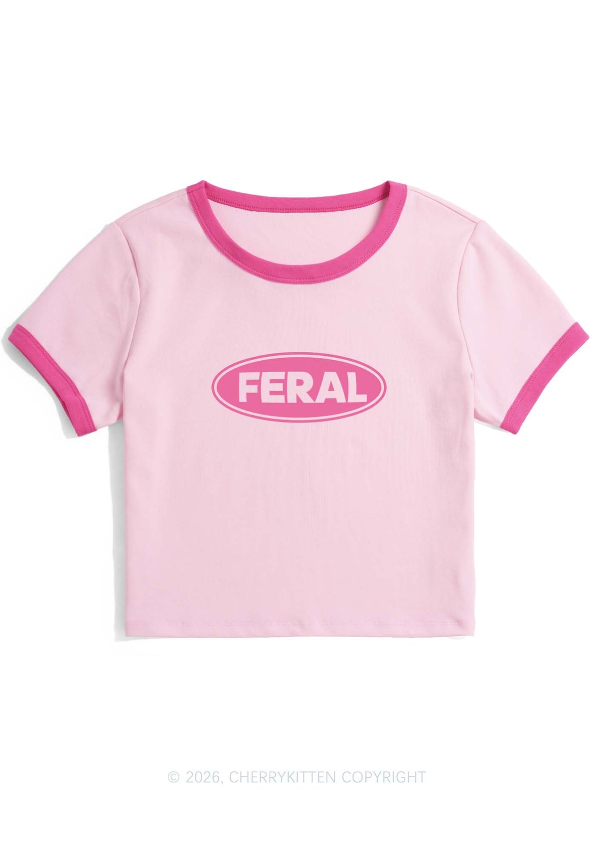 Feral Y2K Ringer Tee Cherrykitten