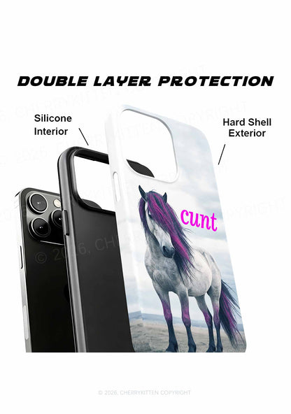 Purple Mane Horse Cxxt Y2K Phone Case Cherrykitten