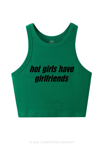 Hot Girls Have Girlfriends Pride Y2K Crop Tank Top Cherrykitten