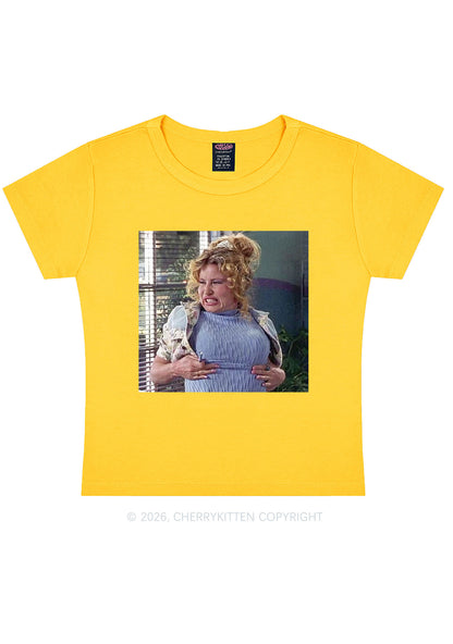 Huge Bxxb Blonde Y2K Baby Tee Cherrykitten