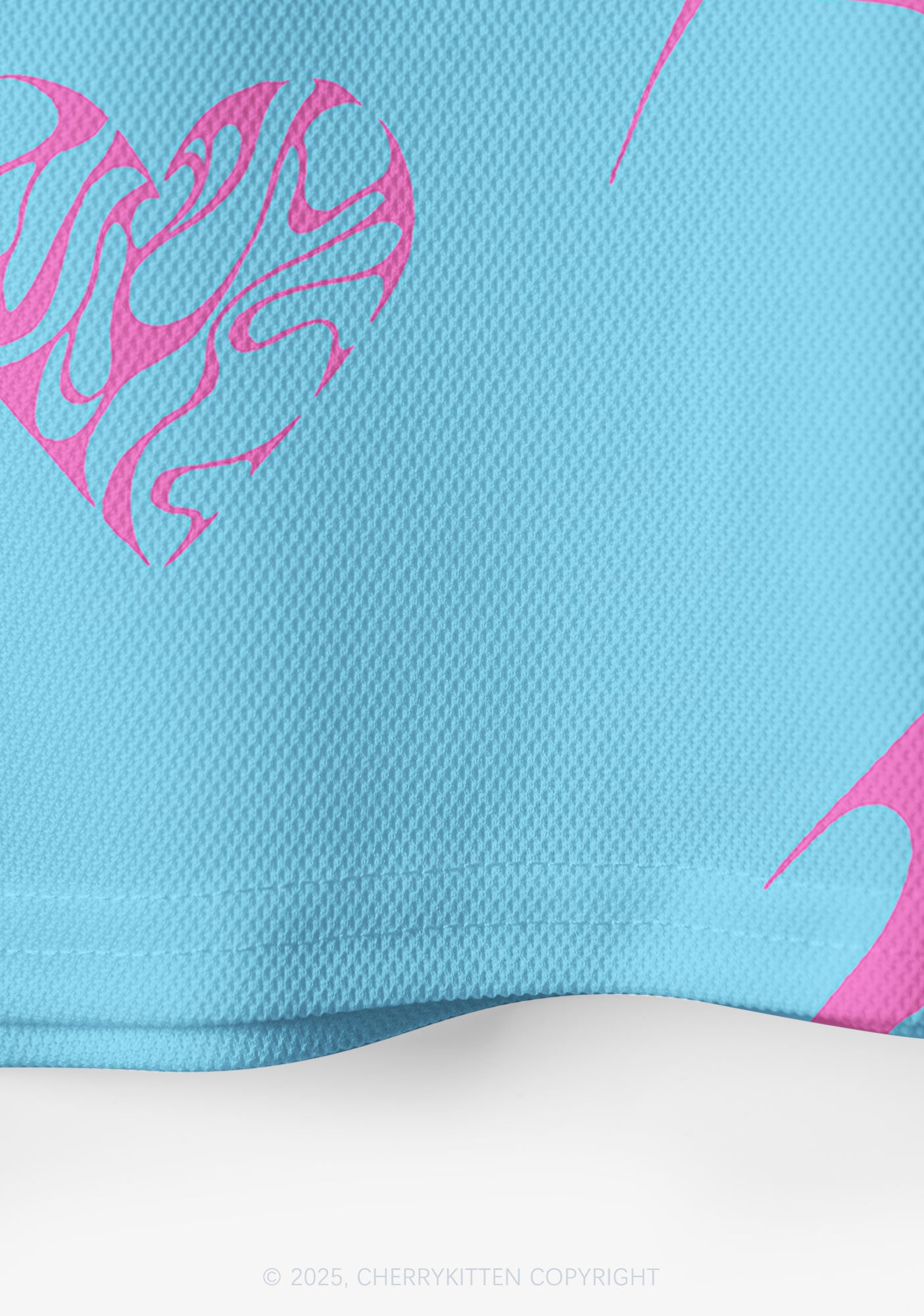 Custom Blue Star Cxxt Y2K Crop Sport Jersey Shirts Cherrykitten