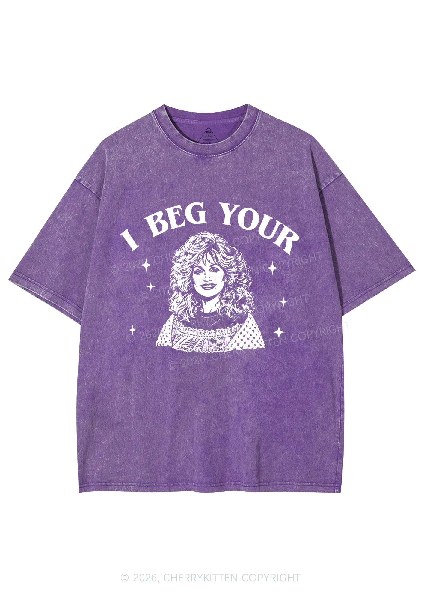 I Beg Your DP Y2K Shirts Washed Tee Cherrykitten