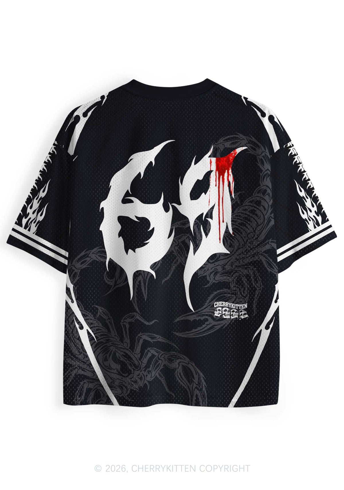 See You In Hell Y2K Sport Jersey Shirts Cherrykitten