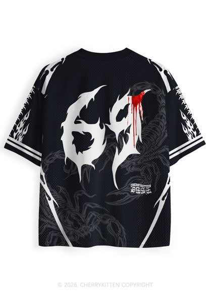 See You In Hell Y2K Sport Jersey Shirts Cherrykitten
