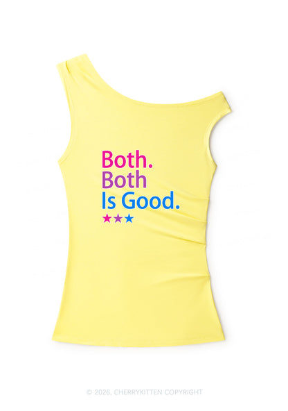 Both Is Good Pride Y2K Off Shoulder Tank Top Cherrykitten