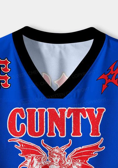 Custom Cunty Satan Y2K Crop Sport Jersey Shirts Cherrykitten