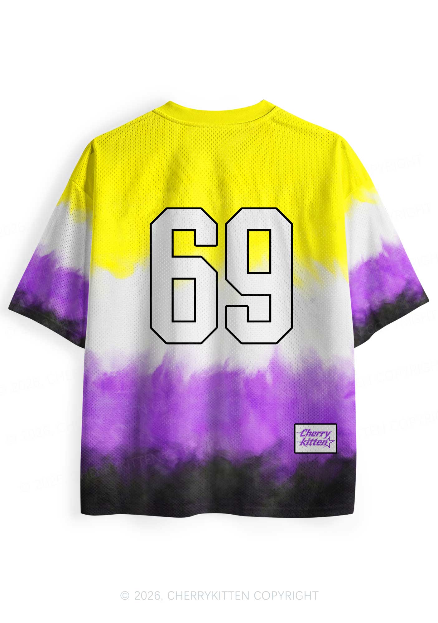 Custom Nonbinary Flag Pride Y2K Sport Jersey Shirts Cherrykitten
