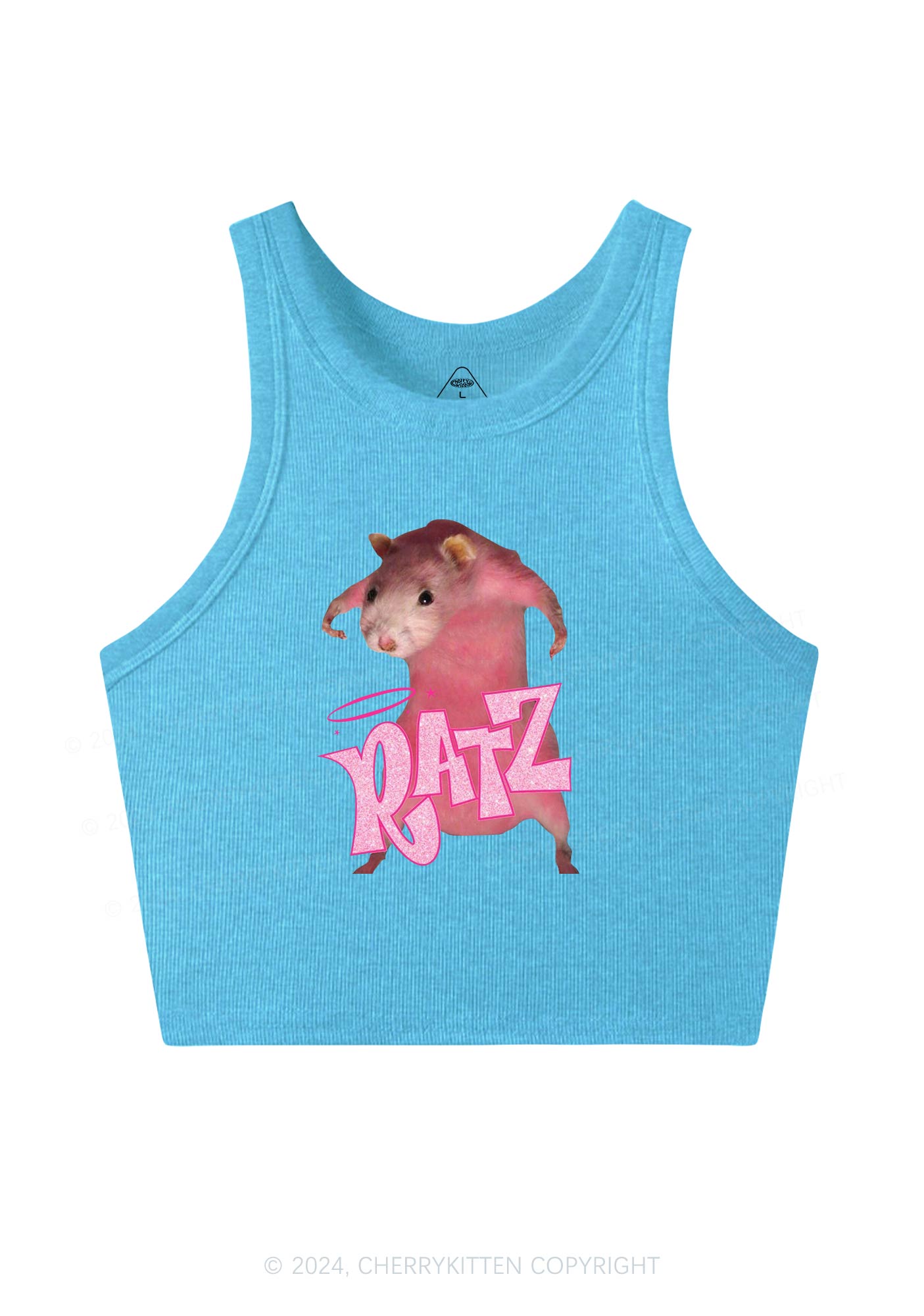 Pink Ratz Y2K Crop Tank Top Cherrykitten