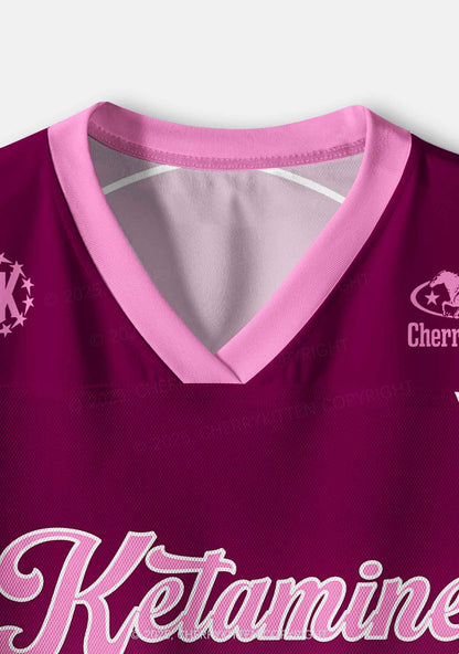 Custom Pink K Pony Y2K Crop Sport Jersey Shirts Cherrykitten