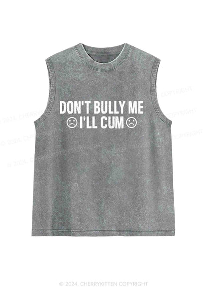 Don't Bully Me Y2K Washed Tank Cherrykitten