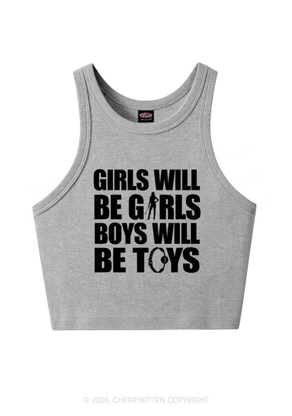 Girls Toys Y2K Crop Tank Top Cherrykitten