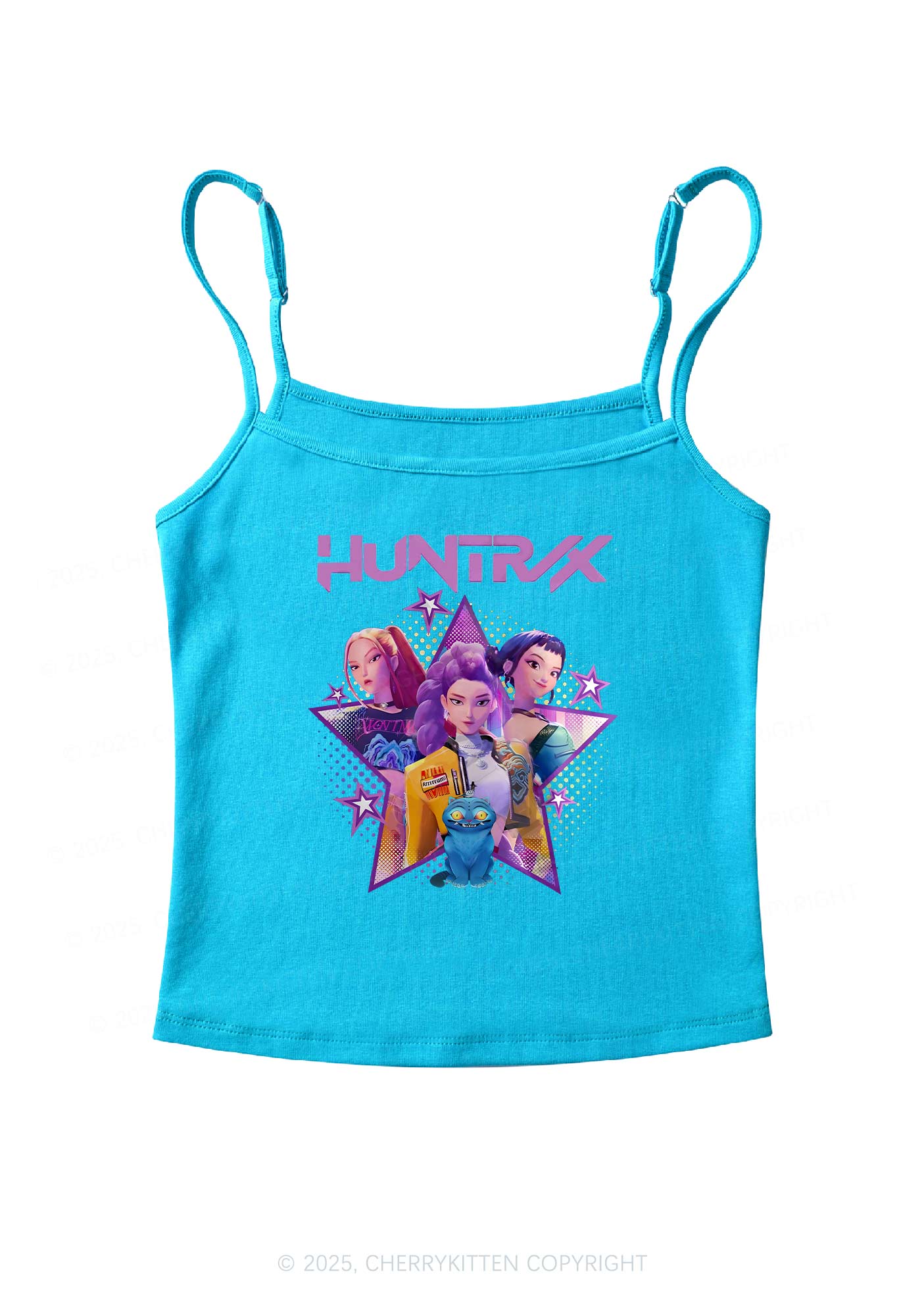 Kpop Stars Y2K Spaghetti Strap Cami Cherrykitten