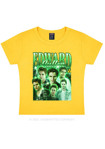 EC Green Lightning Y2K Baby Tee Cherrykitten