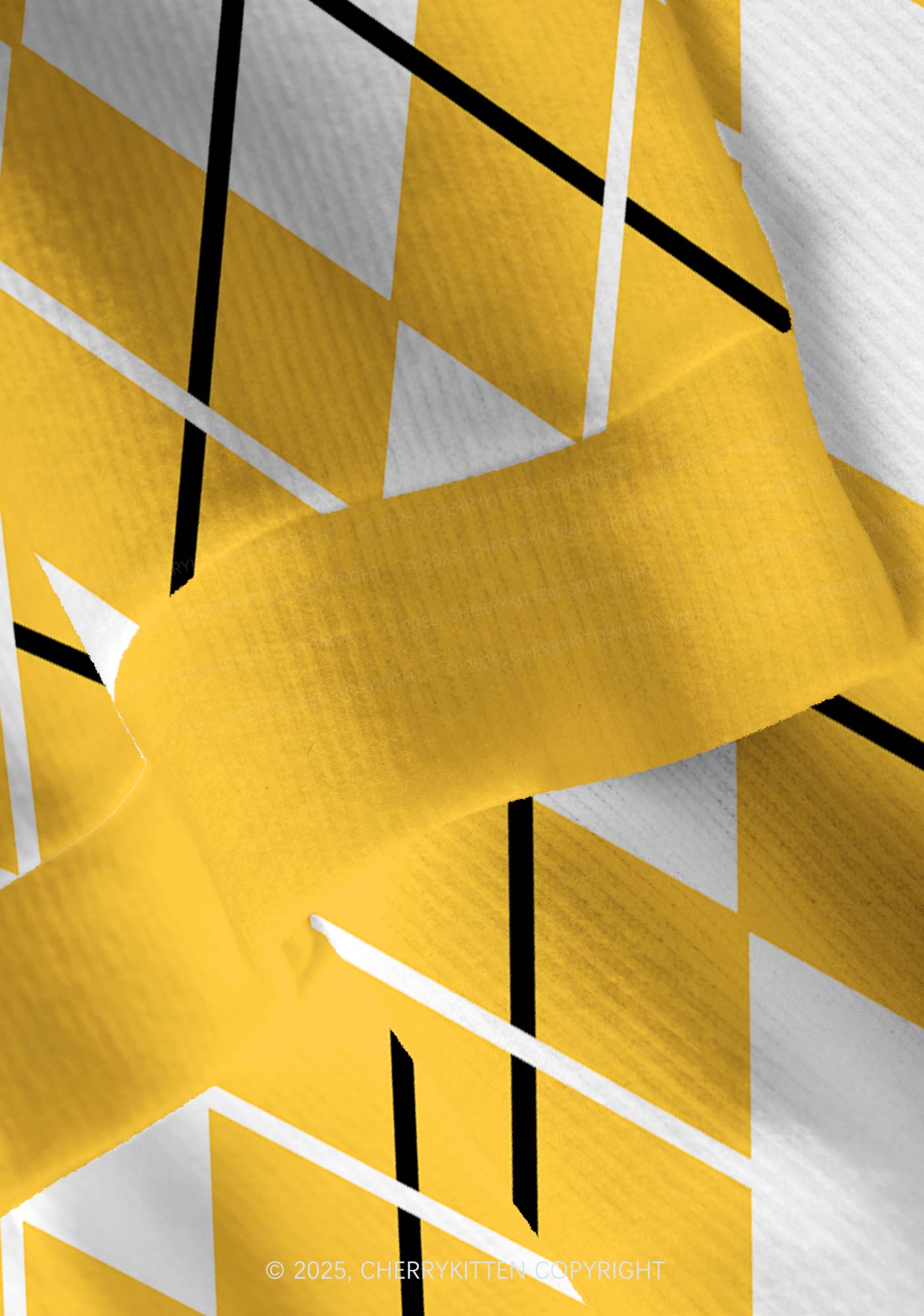 Yellow Cats Friend Y2K Christmas Cardigan Knit Sweatshirt Cherrykitten