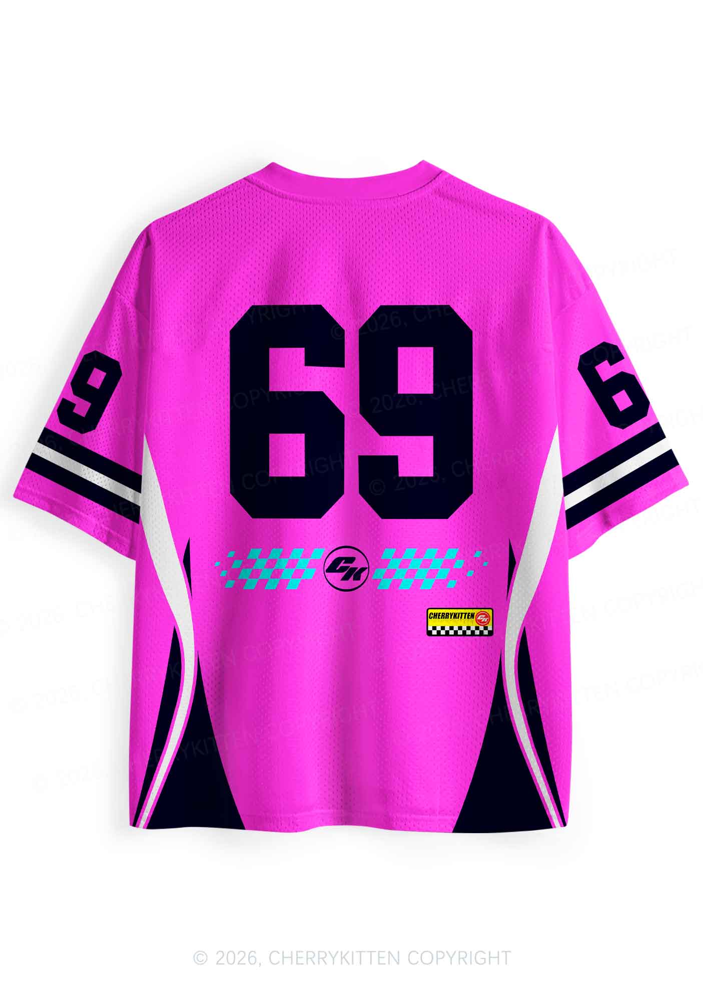 Hot Pink I Have Been Funny Y2K Sport Jersey Shirts Cherrykitten