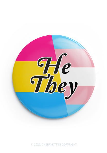 He They Pansexual Trans Pride 1Pc Y2K Pin Badge Cherrykitten