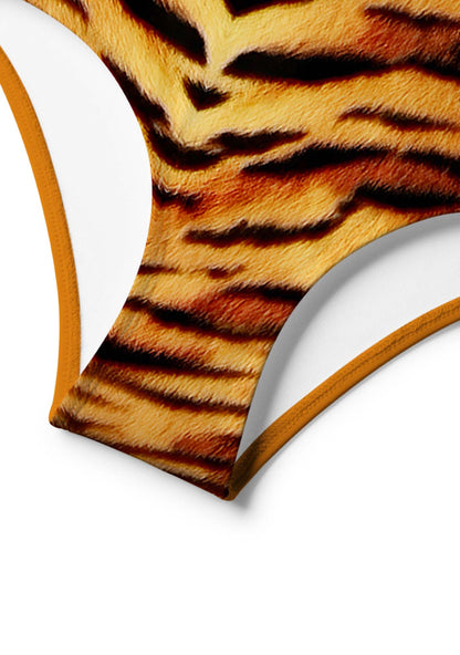 Wild Tiger Texture Y2K Print Bikini Set Cherrykitten