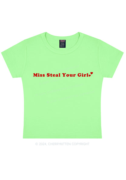 Miss Steal Your Girl Y2K Baby Tee Cherrykitten