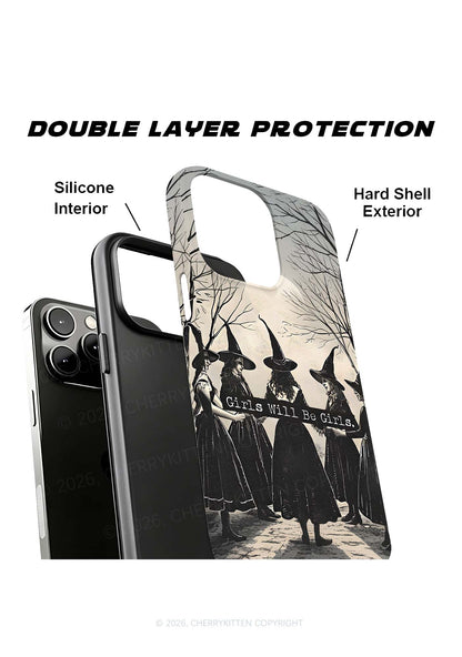 Halloween Girls Will Be Girls Y2K Phone Case Cherrykitten