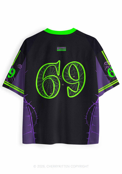 Halloween The Moon Loves You Y2K Sport Jersey Shirts Cherrykitten