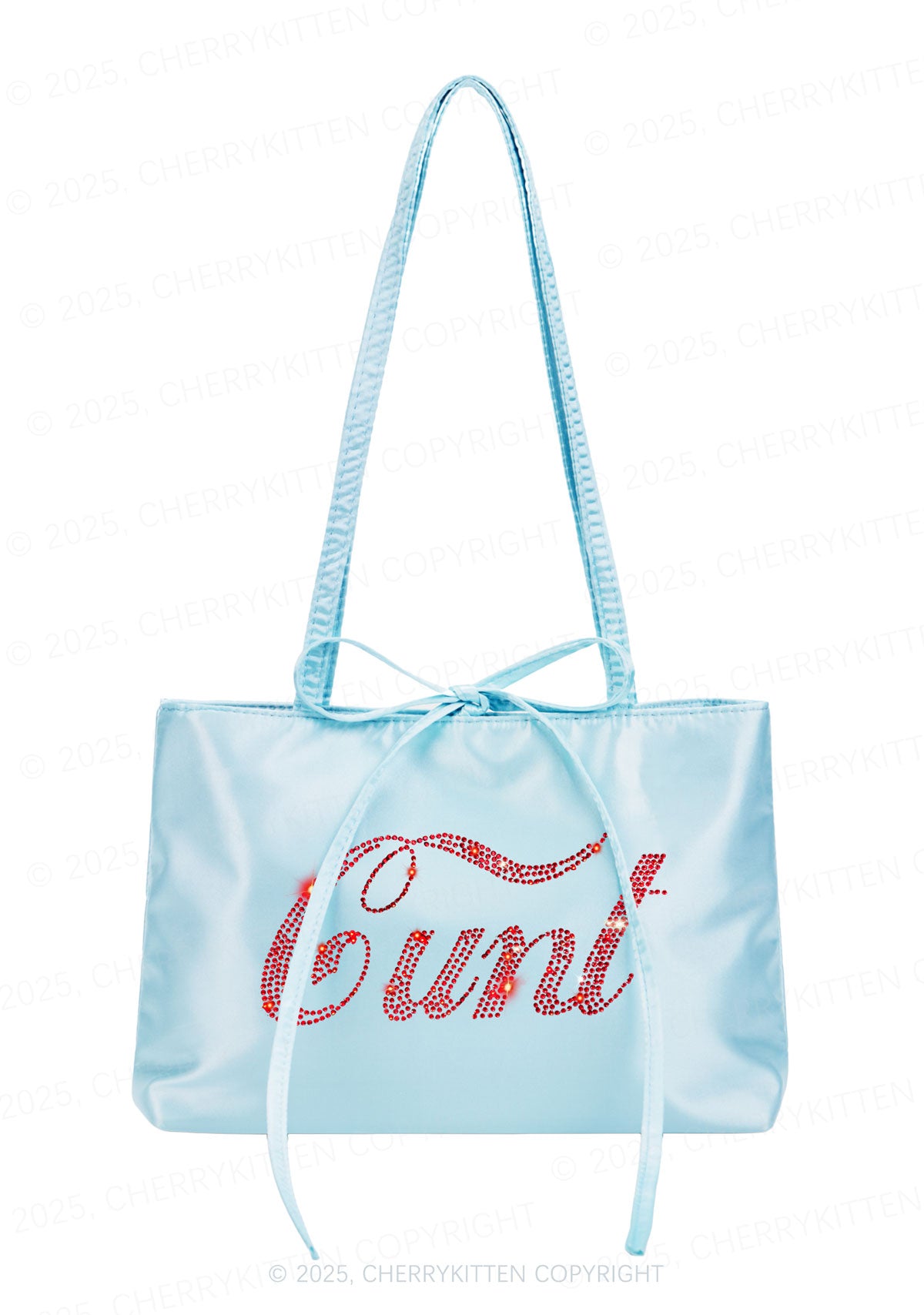 Rhinestone Special Cxxt Y2K Satin Bags Cherrykitten