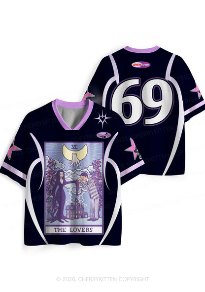 Purple Lovers Y2K Sport Jersey Shirts Cherrykitten