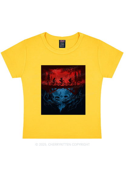 Red Storm Riders Y2K Baby Tee Cherrykitten