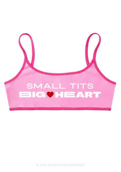 Small Txts Big Heart Y2K Super Crop Cami Cherrykitten