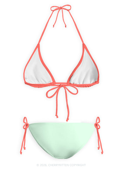 Masc Princess Pride Y2K Print Bikini Set Cherrykitten