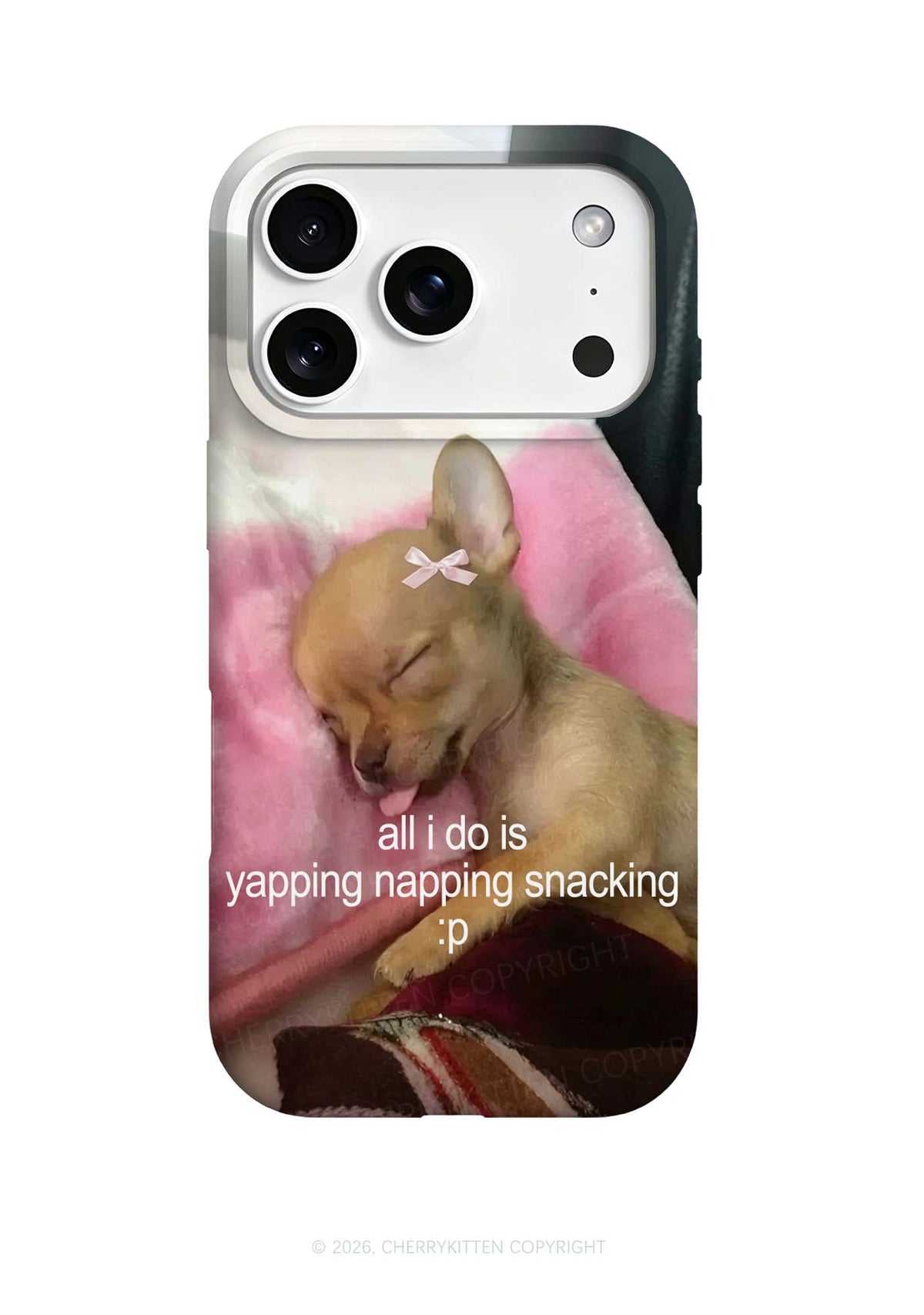 All I Do Is Yapping Y2K Phone Case Cherrykitten