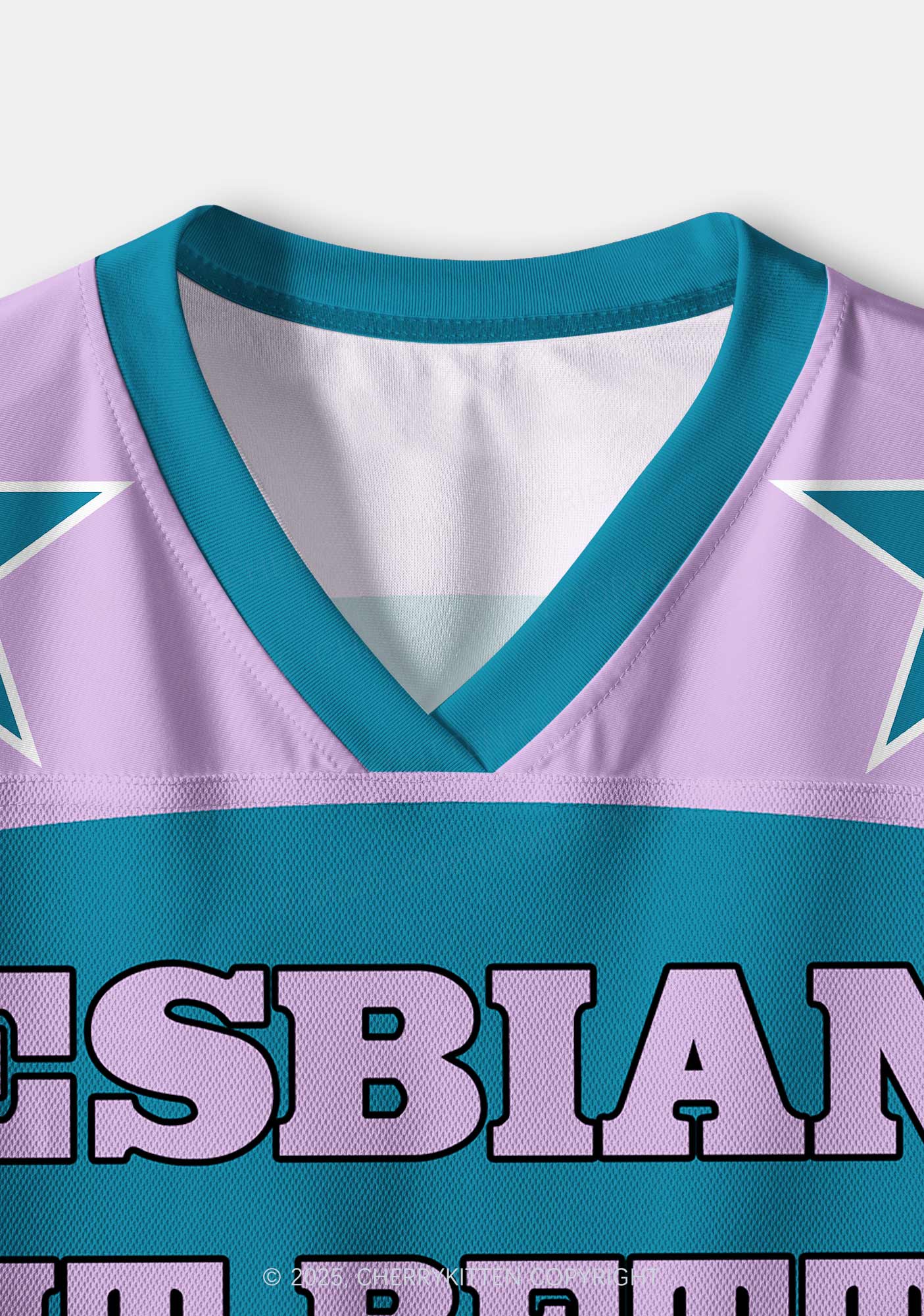 Custom Purple Lesbians Do It Better Pride Y2K Crop Sport Jersey Shirts Cherrykitten