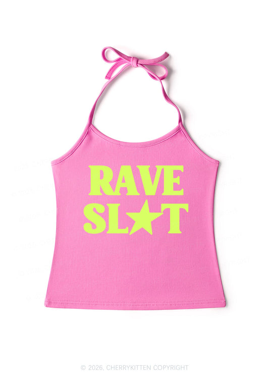 Rave Slxt Y2K Halter Neck Cami Cherrykitten