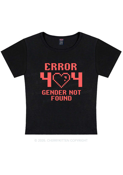 Gender Not Found Pride Y2K Baby Tee Cherrykitten