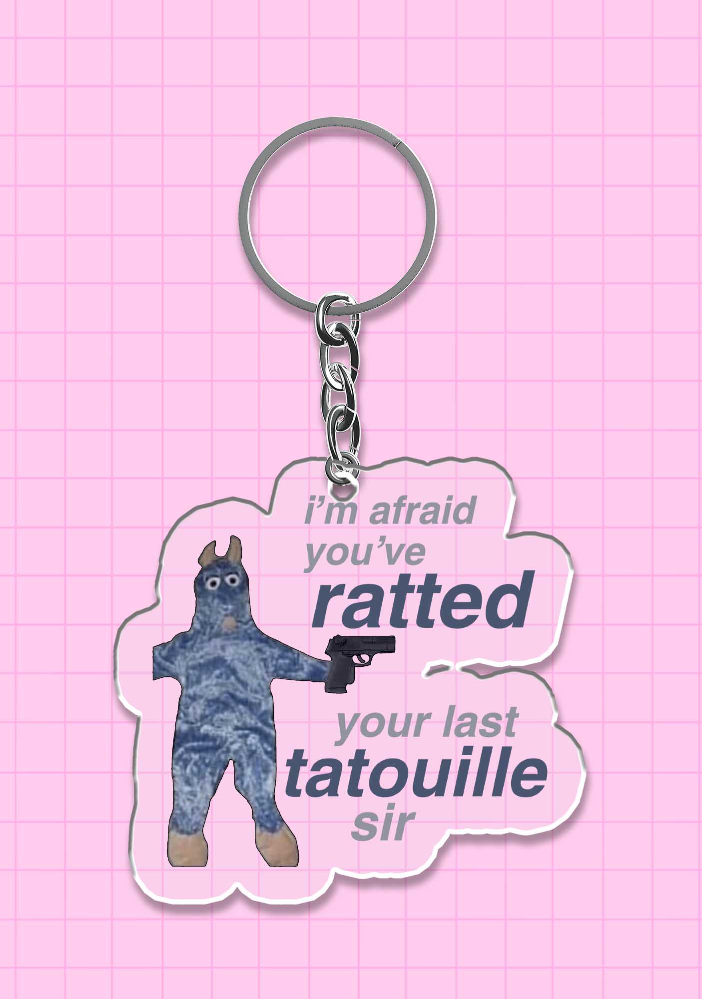 Ratted Last Tatouille 1Pc Y2K Keychain Cherrykitten