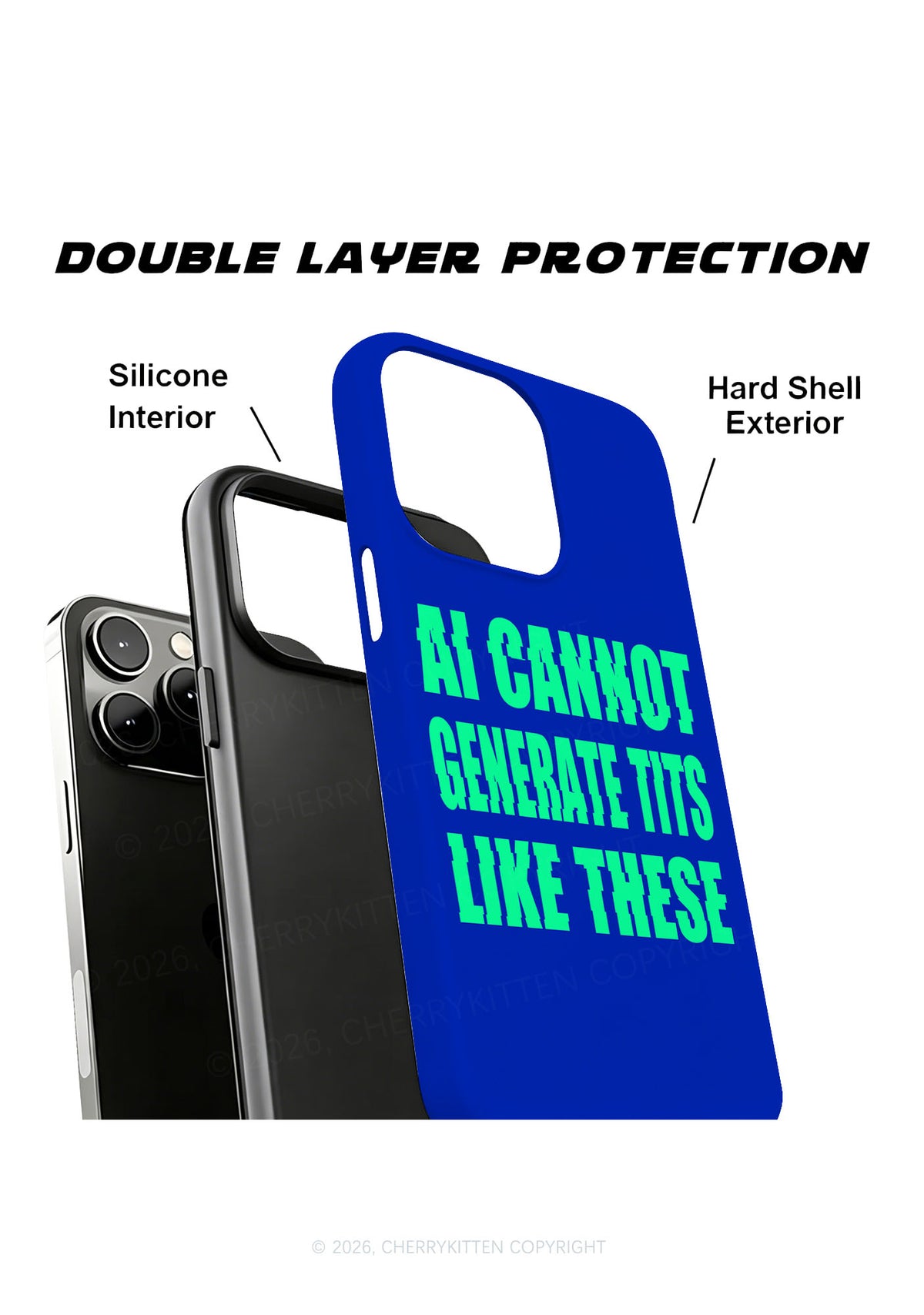 Ai Cannot Generate Txts Y2K Phone Case Cherrykitten
