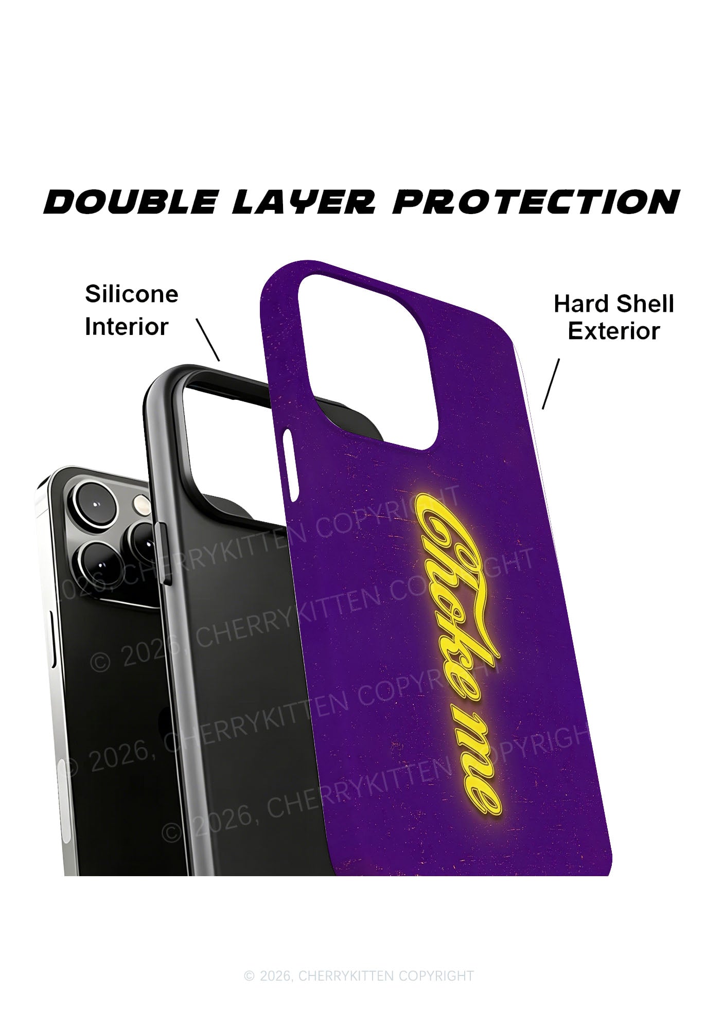 Yellow Choke Me Y2K Phone Case Cherrykitten