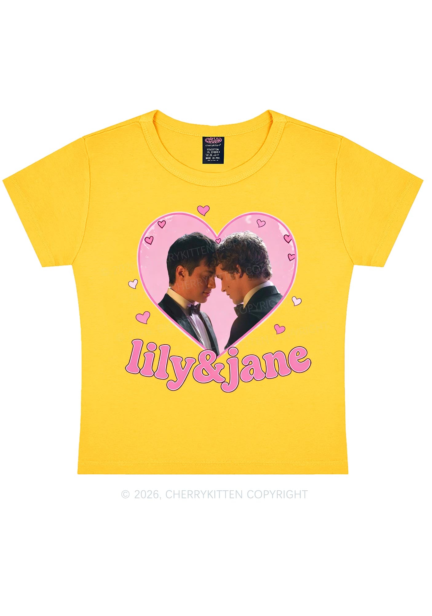 Lily And Jane HR Y2K Baby Tee Cherrykitten