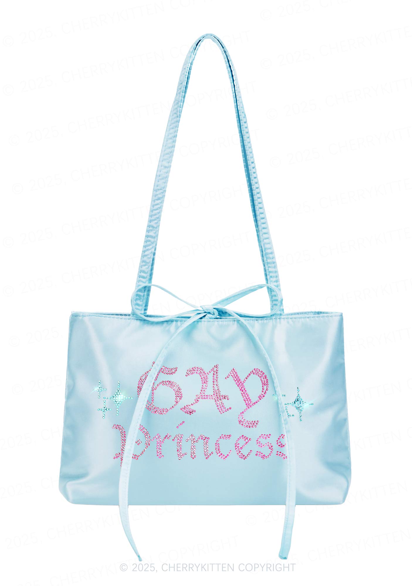 Rhinestone Gay Princess Y2K Satin Bags Cherrykitten