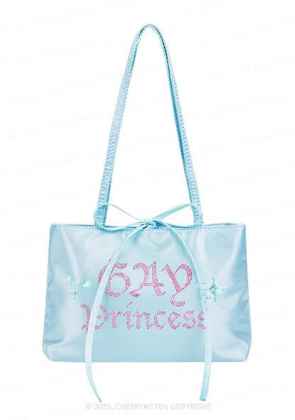 Rhinestone Gay Princess Y2K Satin Bags Cherrykitten