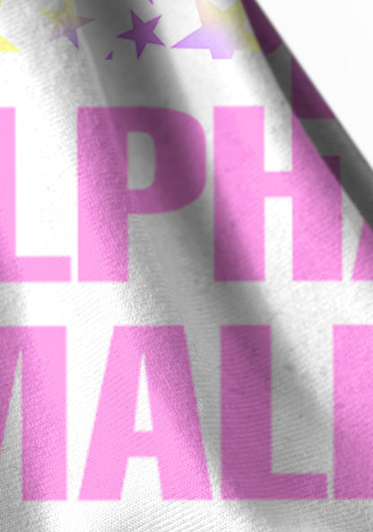 Pastel Star Alpha Male Y2K Print Foldover Waistband Cherrykitten