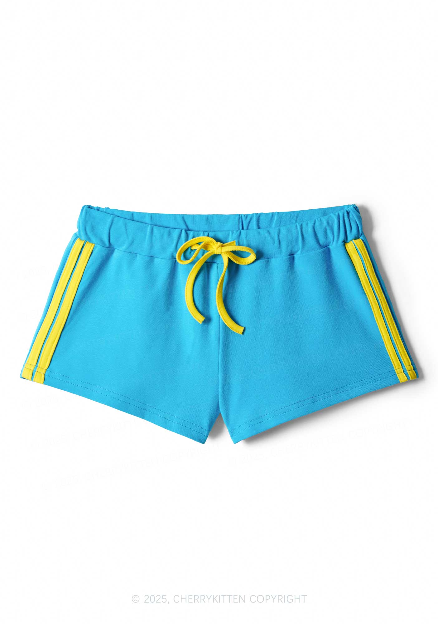 Plain Y2K Drawstring Mini Shorts Cherrykitten