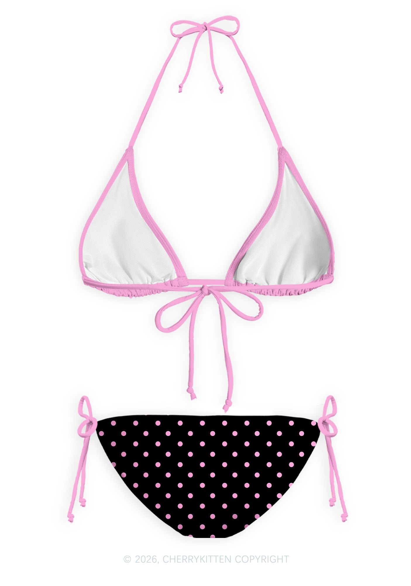 Cxxt Pony Y2K Print Bikini Set Cherrykitten