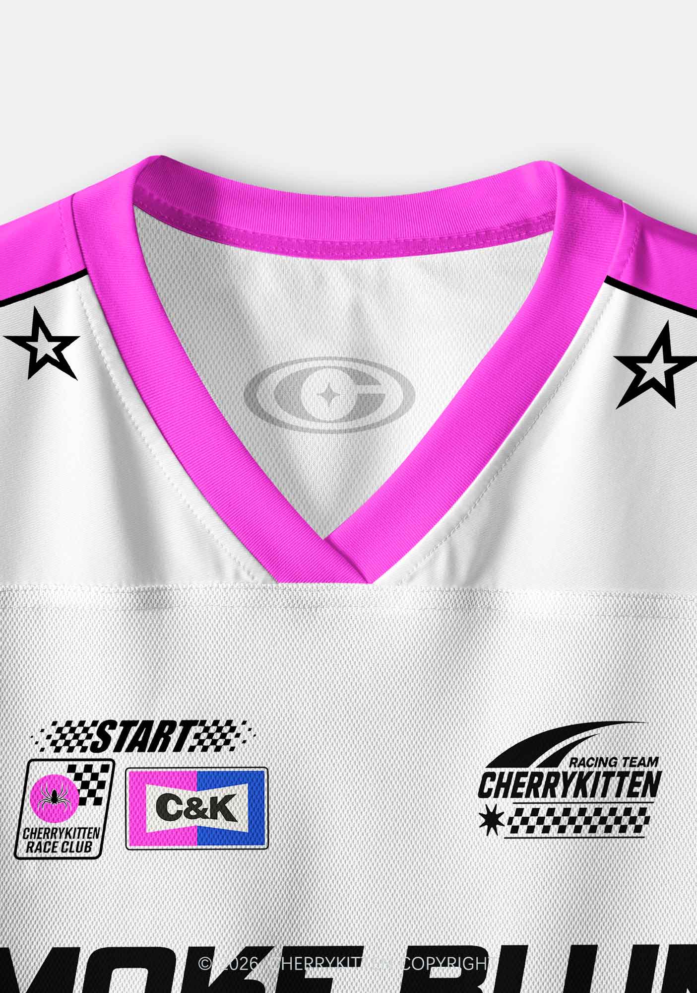 Smoke Blunt Serve Cxxt Y2K Crop Sport Jersey Shirts Cherrykitten